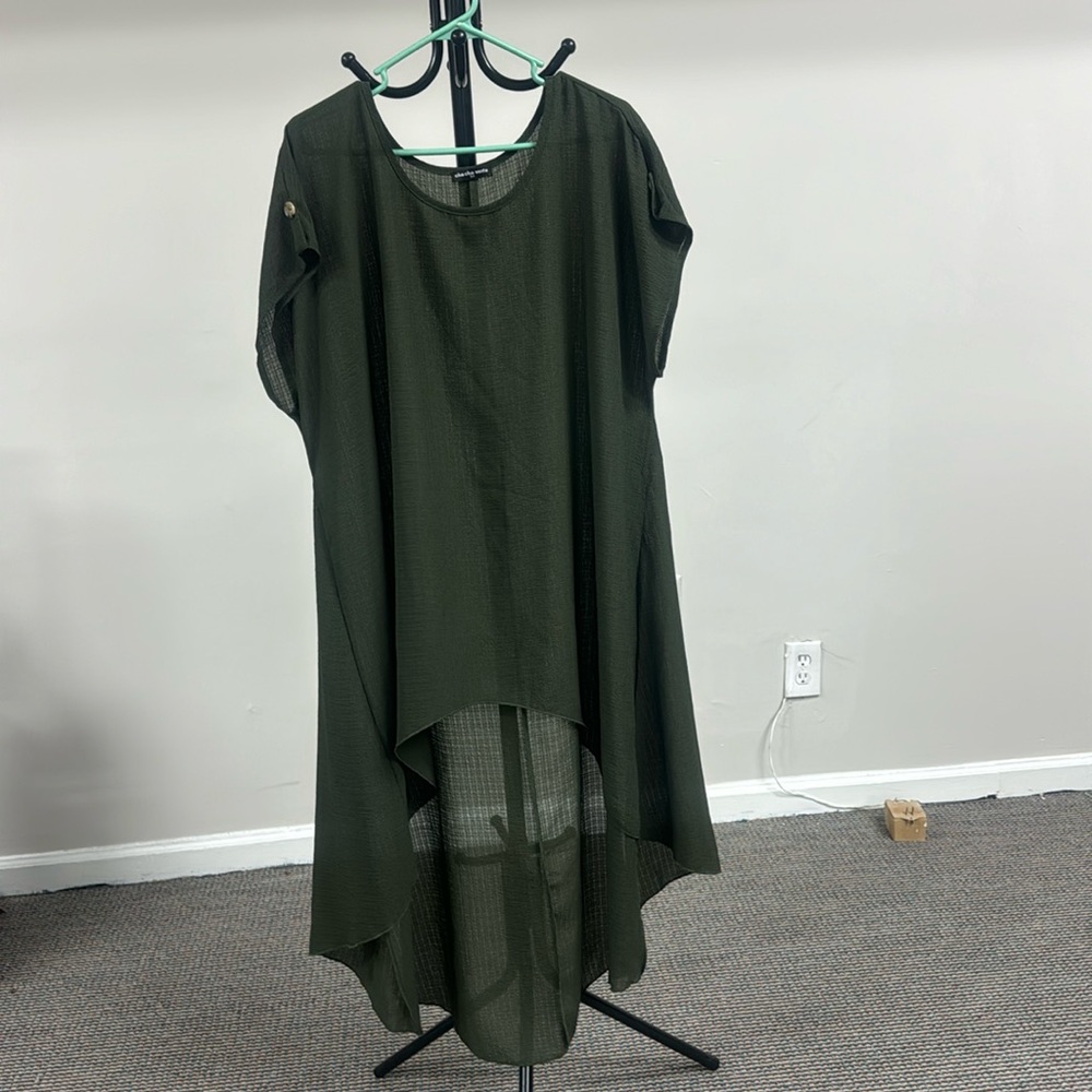 Cha cha vente blouse talla 3X color verde